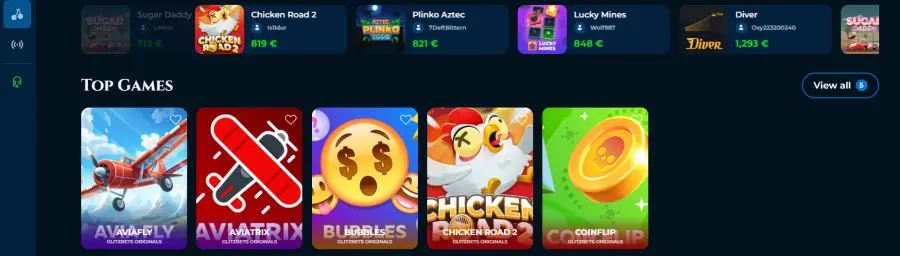 Glitzbets application